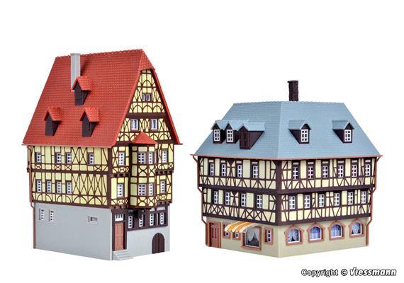 Kibri 37101 Hohes Haus mit Eckhaus - N (1:160) | Bild 3