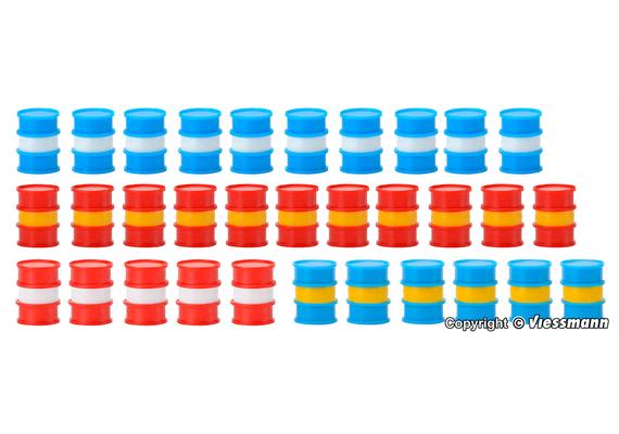 KIBRI 37386 Benzinfässer, 32 Stück - N (1:160) | Bild 1