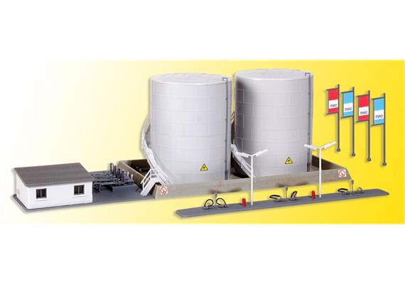 Kibri 37467 Hochtanks mit Bürogebäude - N (1:160) | Bild 1