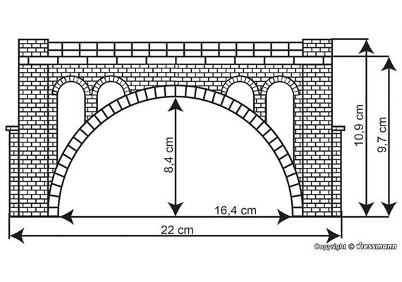 Kibri 37666 Maggiatal-Brücke, eingleisig - N (1:160) | Bild 3