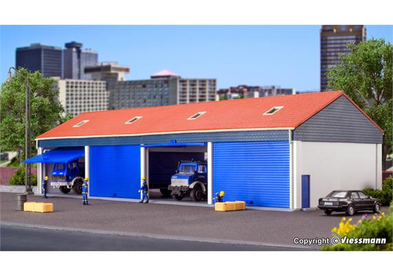 Kibri 38136 Garagen für 4 LKW - H0 (1:87) | Bild 1