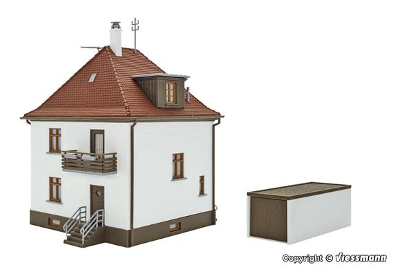 Kibri 38200 Siedlungshaus mit Garage - H0 (1:87) | Bild 3