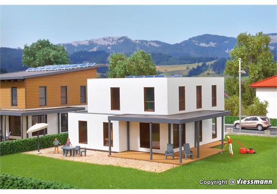 Kibri 38339 Kubushaus Lina mit Terrasse - Polyplate Bausatz - H0 (1:87) | Bild 3