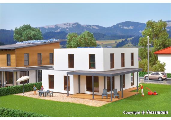 Kibri 38339 Kubushaus Lina mit Terrasse - Polyplate Bausatz - H0 (1:87) | Bild 3