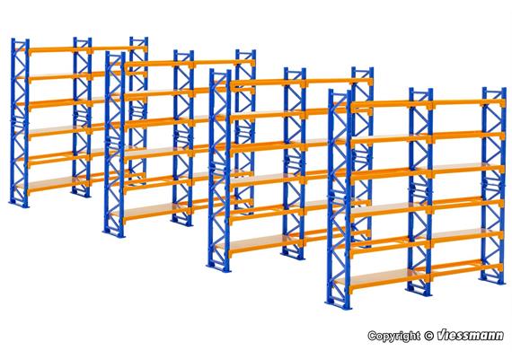 Kibri 38613 Deko-Set Paletten-Regalsystem, 4 Stück - H0 (1:87) | Bild 2