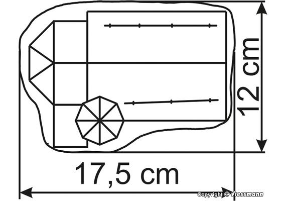 Kibri 38813 Antoniuskapelle Saas-Grund - H0 (1:87) | Bild 5