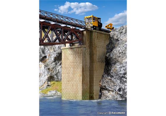 Kibri 39750 Universal-Brückenköpfe gemauert, 2 Stück - H0 (1:87) | Bild 2