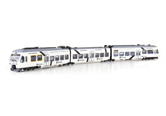L.S.Models 17203DCS BLS RABe 525 NINA 3teilig Westside Ep V, DC 2L, DCC/Sound - H0 (1:87)
