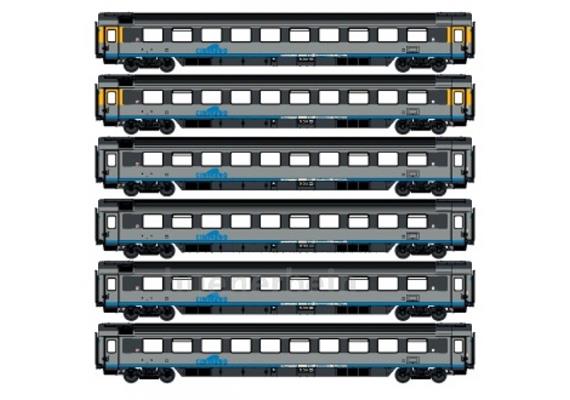 L.S.Models 97202DC Cisalpino 6er Set Apm/Bpm Ep V, DC, H0 (1:87)