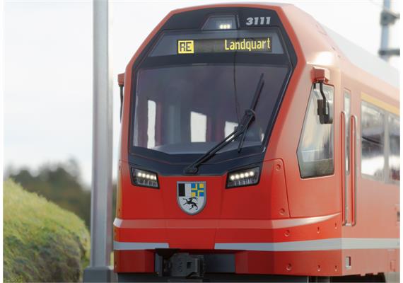 LGB 23100 RhB Triebzug ABe 4/16 Capricorn, digital mfx/DCC/MM mit Sound - Spur G IIm | Bild 3