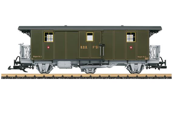 LGB 41331 BDB Gepäckwagen F 51 der Brünig Dampfbahn - Spur G IIm (1:22,5) | Bild 1