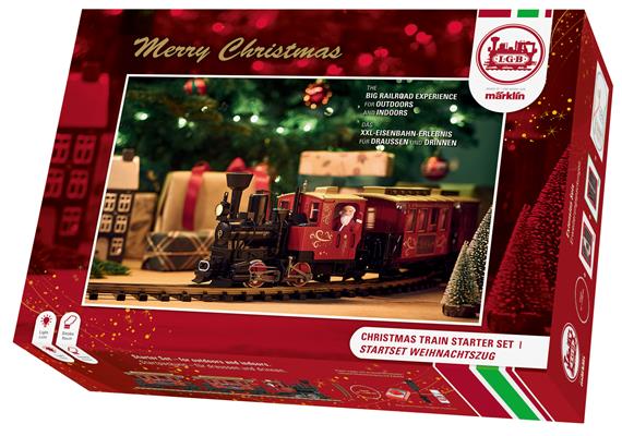 LGB 70308 Weihnachtszug Start-Set, rotfarbig - Spur G IIm (1:22,5) | Bild 1