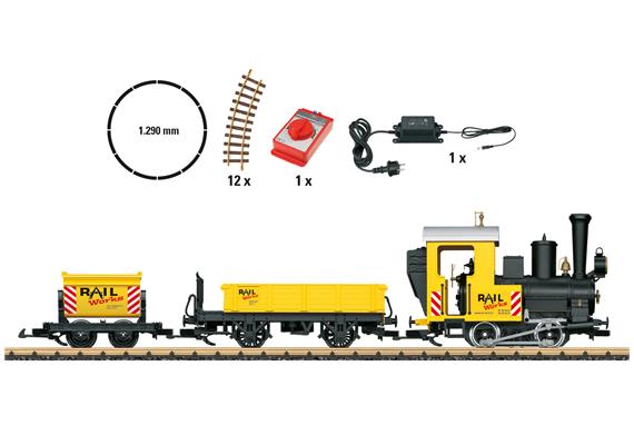 LGB 70503 Startset Baustellenzug Gartenbahn, Spur G IIm | Bild 2
