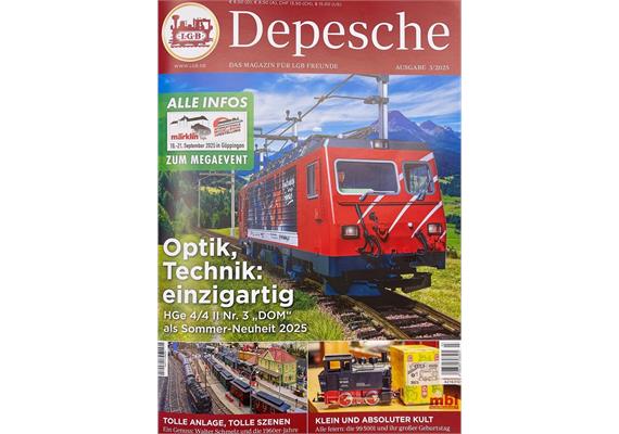 LGB Depesche, das Magazin für LGB Freunde, Ausgabe 3/2025