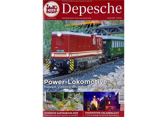 LGB Depesche, das Magazin für LGB Freunde, Ausgabe 4/2025