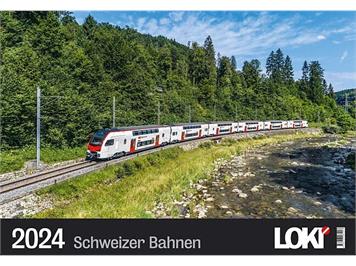 LOKI Kalender Schweizer Bahnen 2024