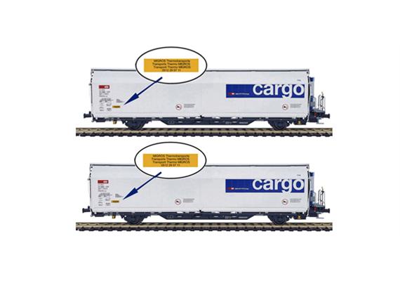 Mabar 86510 SBB Kühlwagen Hbbills-uy, Wagen-Nr. 120/142 - N (1:160)