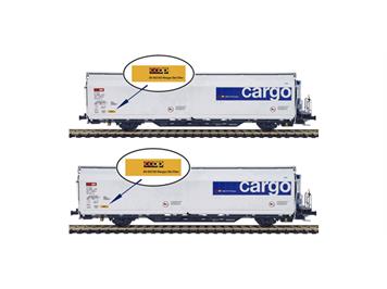 Mabar 86512 SBB Cargo Kühlwagenset- 2.tlg. Hbbills-uy, Wagen-Nr. 078/116 - N (1:160)