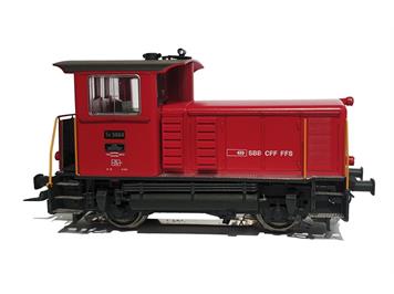 Mabar 81525 SBB Diesellokomotive Tm IV 232 9664 rot, Wechselstrom AC, H0 (1:87)