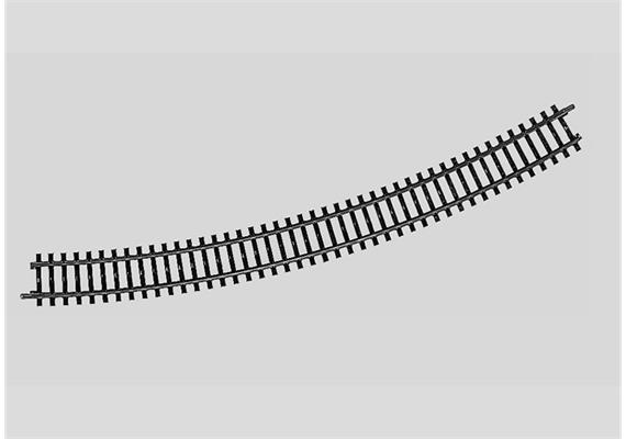 Märklin 2251 K-Gleis gebogen. Länge 1/1 = 30°, Radius 3 = 618,5 mm, H0 (1:87)
