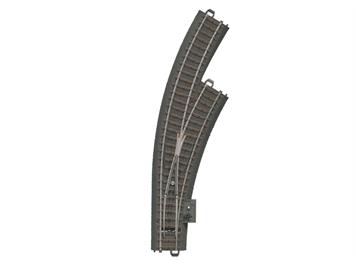 Märklin 24672 C-Gleis Bogenweiche rechts R1 = 360 mm, 30° - H0 (1:87)