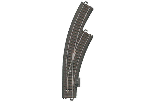 Märklin 24672 C-Gleis Bogenweiche rechts R1 = 360 mm, 30° - H0 (1:87)