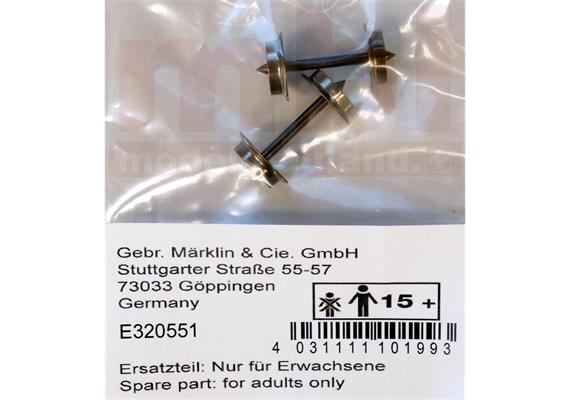 Märklin 320551 Radsatz AC 3L, 2 Stück - H0 (1:87)