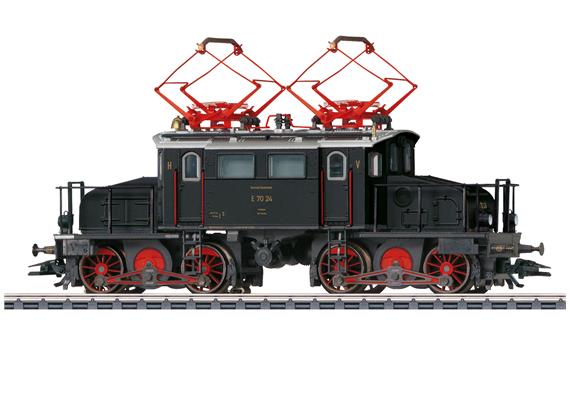 Märklin 37480 Ellok Baureihe E 70.2 DB mit fiktive schwarze Grundfarbgebung - H0 (1:87)