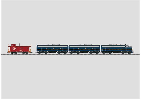 Märklin 37618 Dreifacheinheit US EMD F7 Baltimore and Ohio, mfx mit Sound - H0 (1:87)