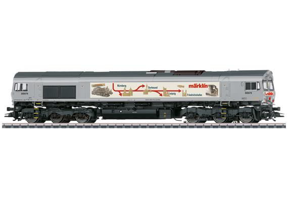 Märklin 39071 Diesellokomotive Class 66 "Messelok", AC 3L, digital mfx+/ Sound/Rauch - H0