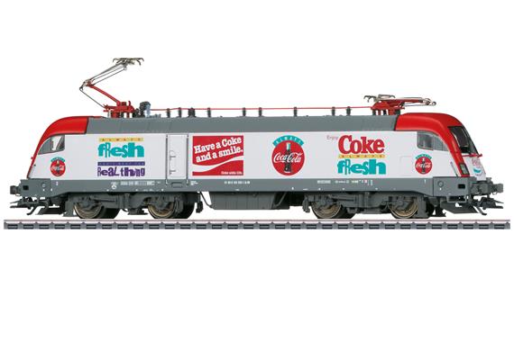 Märklin 39829 Elektrolokomotive Baureihe 182 "Coca-Cola®", AC 3L, mfx+ mit Sound - H0