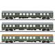 Märklin 42580 DR Personenwagen-Set Halberstädter Mitteleinstiegswagen - H0 (1:87)