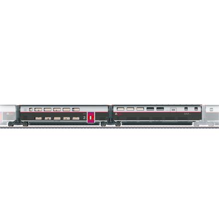 Märklin 43448 Ergänzungswagen-Set 3 zum TGV INOUI Euroduplex, AC 3L - H0 (1:87)