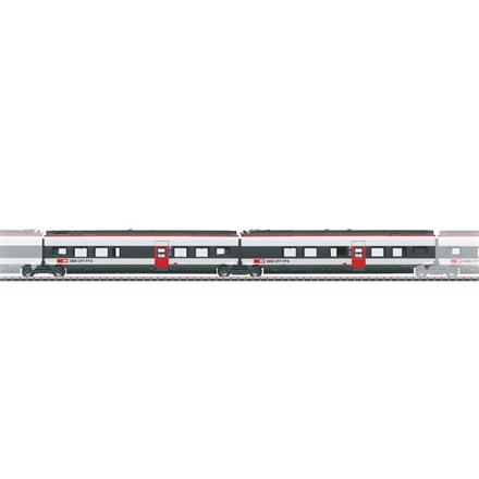 Märklin 43451 Ergänzungswagen-Set 1 zum SBB RABe 501 022 Giruno "Vaud/Waadt", AC 3L - H0