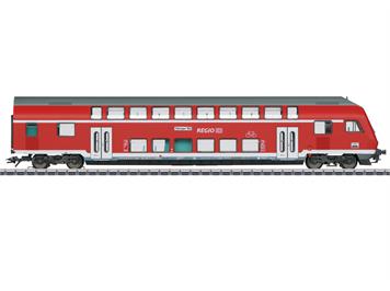 Märklin 43569 Doppelstock-Steuerwagen DBbzfa 761 verkehrsrote, 2. Klasse, der DB - H0