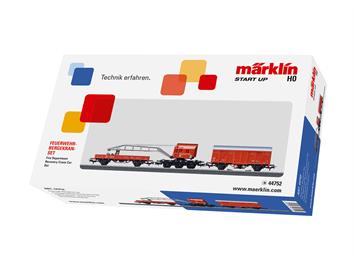 Märklin 44752 Start up - Feuerwehr-Bergekran-Set, digital mfx mit Sound - H0 (1:87)