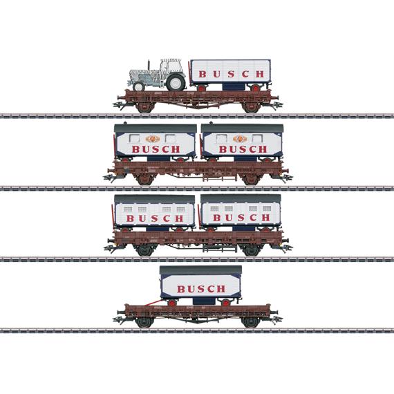 Märklin 45040 Vierer Güterwagen-Set Zirkus Busch - H0 (1:87)