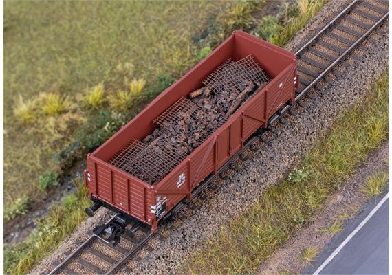 Märklin 46014 Offener Hochbordwagen Omm 37 rotbraun der DB - H0 (1:87) | Bild 2