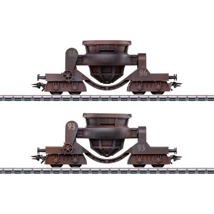 Märklin 46146 Schlackenwagen-Set 2-teilig, Spezialwagen zum Transport von Schlacke - H0
