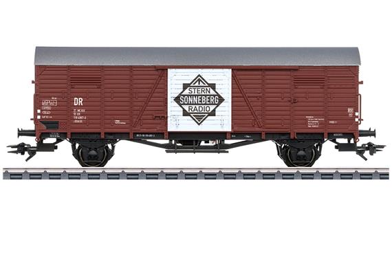 Märklin 46152 Gedeckter Güterwagen Gbkl mit Werbeaufschrift Stern-Radio Sonneberg - H0