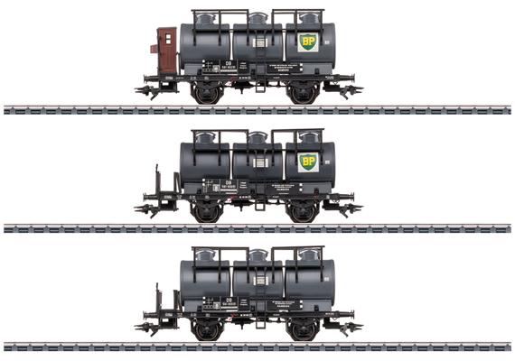 Märklin 46491 Kesselwagen-Set mit drei Behältern BP der DB - H0 (1:87) | Bild 1