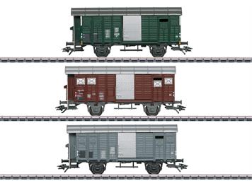 Märklin 46568 SBB Güterwagen-Set mit gedeckten Güterwagen K3, 3-teilig - H0 (1:87)