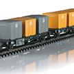 Märklin 46661 Behälter-Transportwagen Laabs der DB vermietet an VW AG - H0 (1:87) | Bild 1