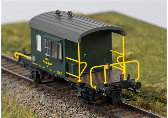 Märklin 46853 SBB Güterzug-Begleitwagen "Sputnik" tannengrün, AC 3L - H0 (1:87) | Bild 3