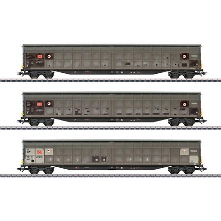 Märklin 48067 Schiebewandwagen-Set Habbins 354, 3-teilig der DB Cargo - H0 (1:87)
