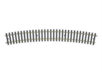 Märklin 59076 gebogenes Gleis, Radius 1.550 mm. 22,5°. (H1071) - Spur 1