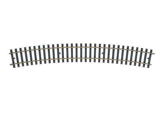 Märklin 59076 gebogenes Gleis, Radius 1.550 mm. 22,5°. (H1071) - Spur 1
