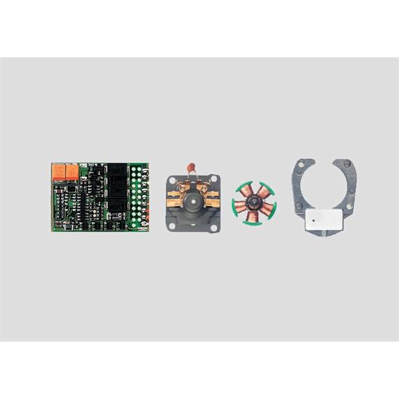 Märklin 60923 mfx-Decoder-Set mit Litzen und Hochleistungsantrieb (Scheibenkollektor)
