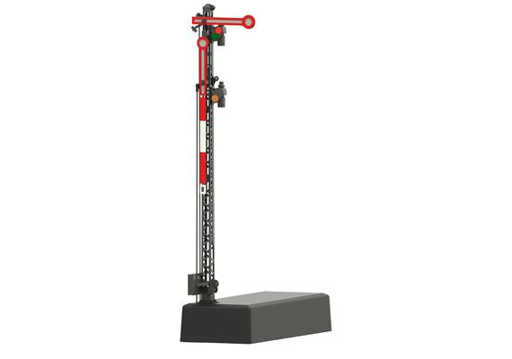 Märklin 70414 Form-Hauptsignal mit grauem Gittermast, mfx/MM/DCC - H0 (1:87) | Bild 1