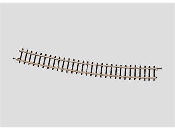 Märklin 8591 gebogenes Gleis, Gegenbogen zu Weichen 13°, r 490 mm - Z (1:220)